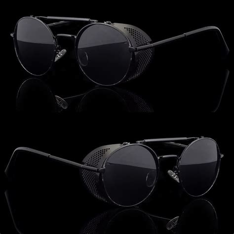 retro sunglasses with side shields